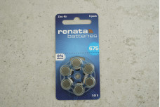 Батарейка Renata ZA675 для слухових апаратів (1 шт)