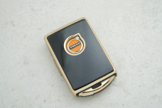 Чохол Volvo чорний з золотим поліуретан