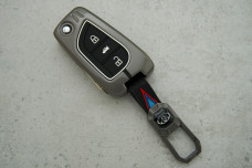 Чохол Toyota метал + силікон чорний