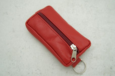 Ключниця OS.9 червона шкіра (2-стор, 130*80мм)