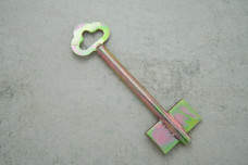 Заготовка ключа Ø 7 ℓ=85 2бор. без отв, з пазом лівий ДНІПРО