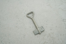 Заготовка ключа 2-х бород. силумин 5.5мм (тип 2)