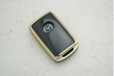 Чохол Mazda чорний золото поліуретан