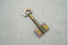 Заготовка ключа Жовті води Ø 8 ℓ=65 2бор з отвором