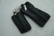 Ключниця OS.9 2в1 шкіра чорна 