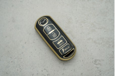 Чохол Mazda чорний золото поліуретан