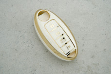 Чохол Nissan білий поліуретан