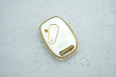 Чохол Honda білий-золото поліуретан