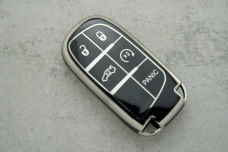 Чохол JEEP Cherokee Dodge Chrysler чорний срібло поліуретан