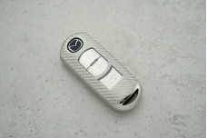 Чохол Mazda срібний карбон поліуретан