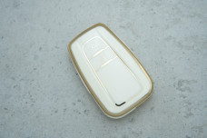 Чохол Toyota білий-золото поліуретан