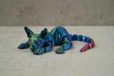 Кіт сфінкс хамелеон 3D 19 см