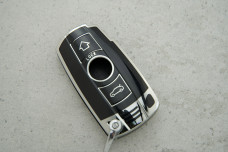 Чохол BMW чорно-срібний поліуретан