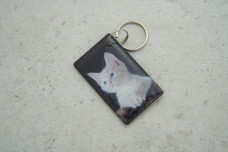 Заготовка для домофона Біле кошеня силікон