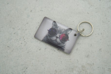 Заготовка домофона Кіт в окулярах силікон