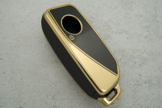 Чохол BMW чорний з золотим поліуретан