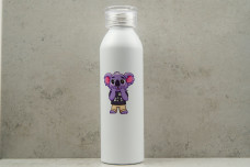 Пляшка для води алюмінієва біла 600мл