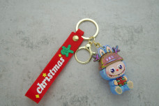 Брелок новорічна Лабубу синя