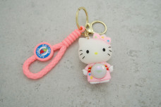 Брелок Hello Kitty рожева світящий+ремінець