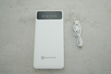 Power Bank 10000 mAh з ліхтариком type-c білий