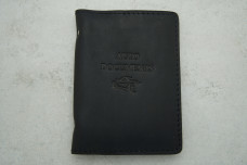 Обкладинка Oliver для автодокументів чорний шкіра