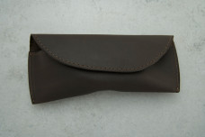 Футляр для окулярів коричневий шкіра