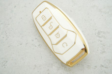 Чохол BYD 4 кнопки білий поліуретан