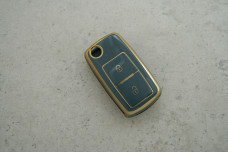 Чохол VW темно блакитний поліуретан