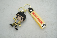 Брелок Майкл Джексон (ремінець + карабін, тип 1)