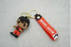 Брелок Майкл Джексон (ремінець + карабін, тип 2)