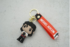 Брелок Майкл Джексон (ремінець + карабін, тип 3)