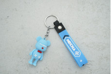Брелок Ведмедик Power з ремінцем, голубий