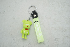 Брелок Ведмедик Power з ремінцем, зелений