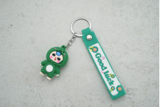Брелок Good luck з ремінцем, зелений