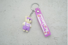 Брелок Ведмедики Good luck фіолетовий з ремінцем