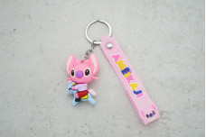 Брелок Стіч рожевий з ремінцем