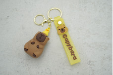 Брелок капібари качка з ремінцем + карабін