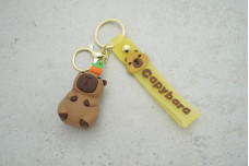 Брелок капібари морква з ремінцем + карабін 