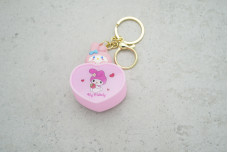 Брелок Серце Май Мелоді рожевий з карабіном