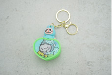 Брелок Серце Лабубу з карабіном