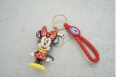 Брелок Мінні Маус червоний з ремінцем + карабін