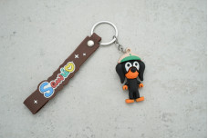 Брелок Снікерса коричневий з ремінцем