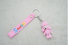 Брелок Коко рожевий з ремінцем