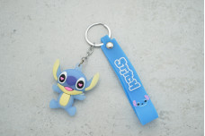 Брелок Стітч голубий з ремінцем