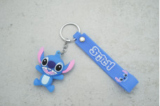 Брелок Стітч синій з ремінцем