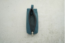 Ключниця Vika шкіра бірюзова