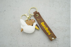 Брелок капібара на качці, з ремінцем + карабін