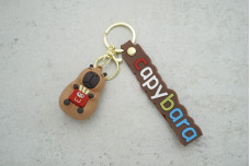 Брелок капібара фрі з ремінцем + карабін