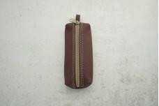 Ключниця Vika шкіра бордо