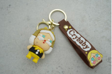 Брелок Cry Baby русяве волосся з ремінцем + карабін